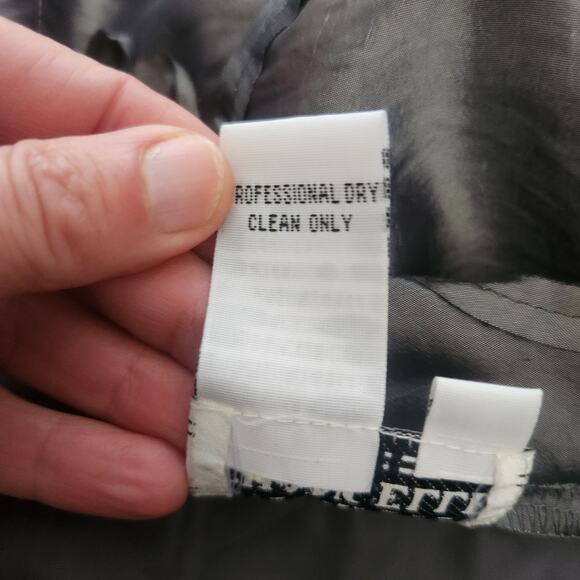 Vtg Midi Skirt Size 10 Womens Silver Textured Fairy Grunge Steampunk WhimsiGoth - Picture 13 of 13